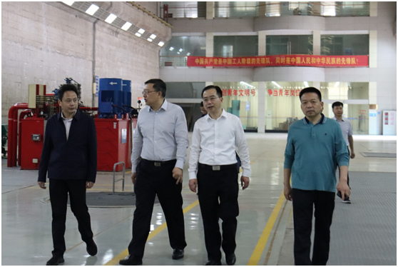 省国资委党委委员、副主任毛育新带队赴乐动（中国）株洲航电分乐动开展安全生产督查